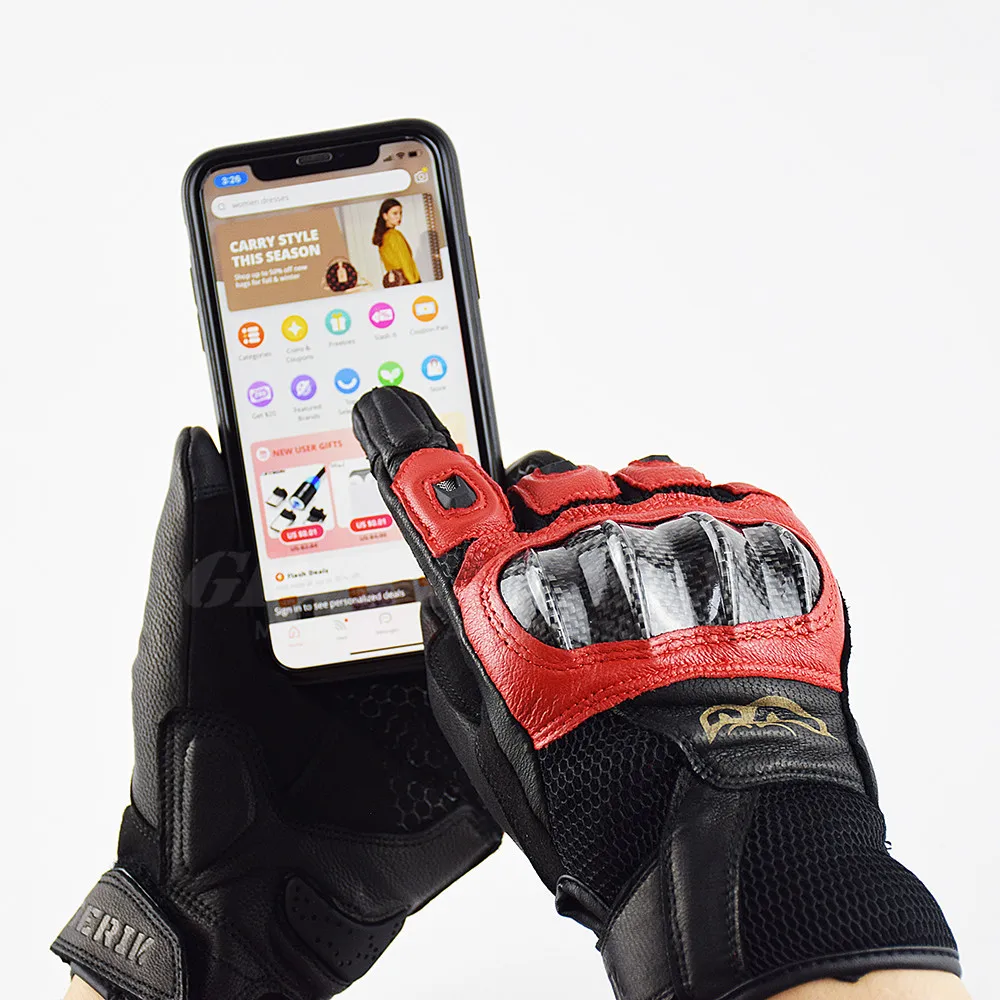 Летние мотоциклетные гоночные перчатки с закрытыми пальцами велосипедные