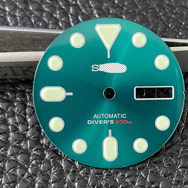 

Watch Parts 28.5mm Enamel Orange/Green/Blue Dial Luminous Marks Suitable For Japan NH36A Automatic Movement