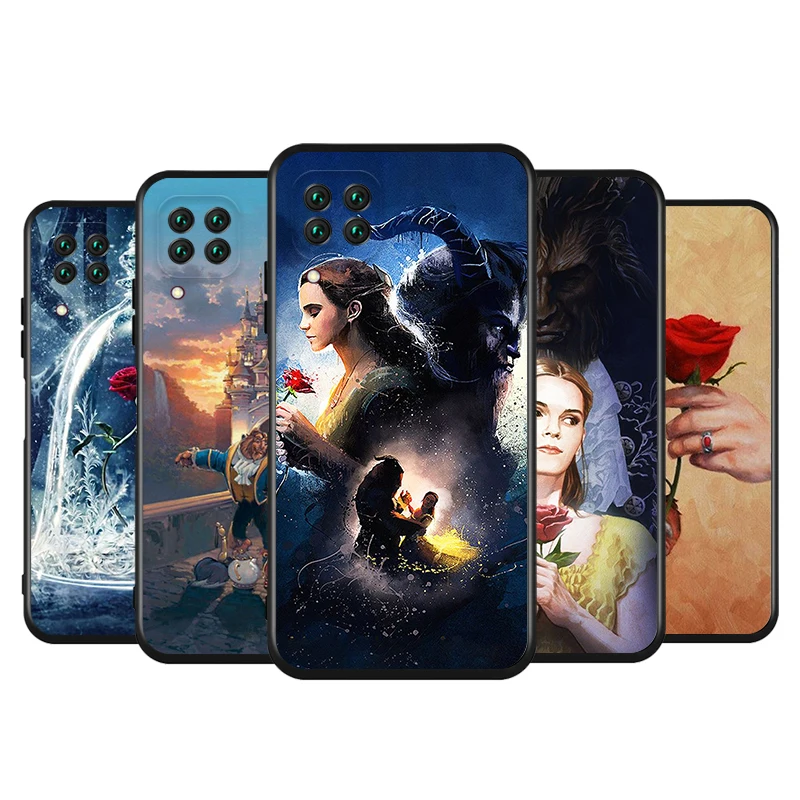

Beauty and the beast For Huawei Nova 9 8 8i 7 6 5 SE 5G 5i Pro 3 Lite Plus 3i 4E 5Z 5E 5T 7i Black SiliconePhone Case