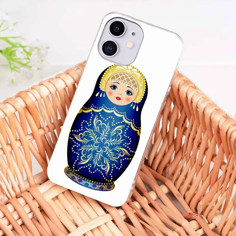 

Russian Doll Phone Case Shell Back For Iphone 12 11 PRO MAX X XS XR 4S 5S 6S 7 8 PLUS SE 2020 Cases Cover