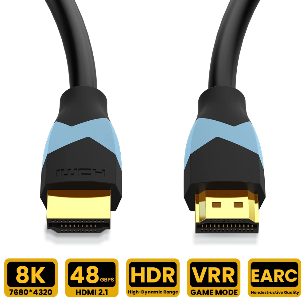 HDMI-совместимый кабель 2 1 8K @ 60Hz 4K 120Hz HDCP2.2 HD сплиттер ARC Switch для PS PS4 TV Аудио Видео |