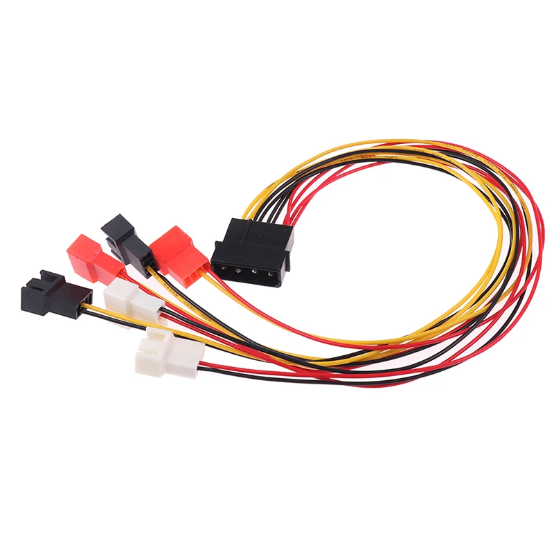 Кабель питания с 4-контактным разъемом Molex на 3-контактный вентилятор 12 в 7 5 кабель