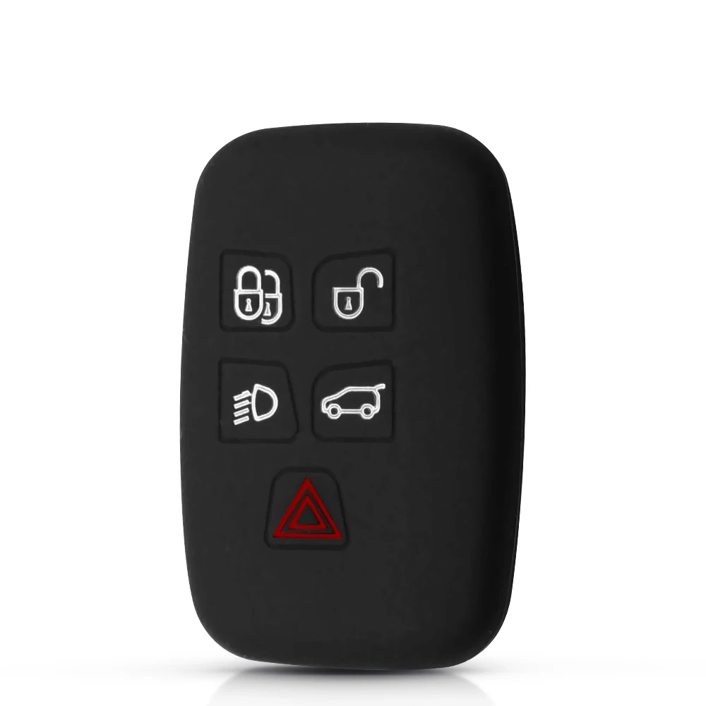KEYYOU силиконовый чехол для ключей от машины Land Rover Discovery 4 Freelander 3 Range Sport Evoque Vogue Remote 5