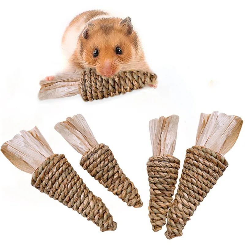 

Pet Snacks Chew Toys Sweet Bamboo Apple Wood Molar Small Animals Toy For Squirrel Rabbit Guinea Pigs Chinchilla Hamster Play Toy