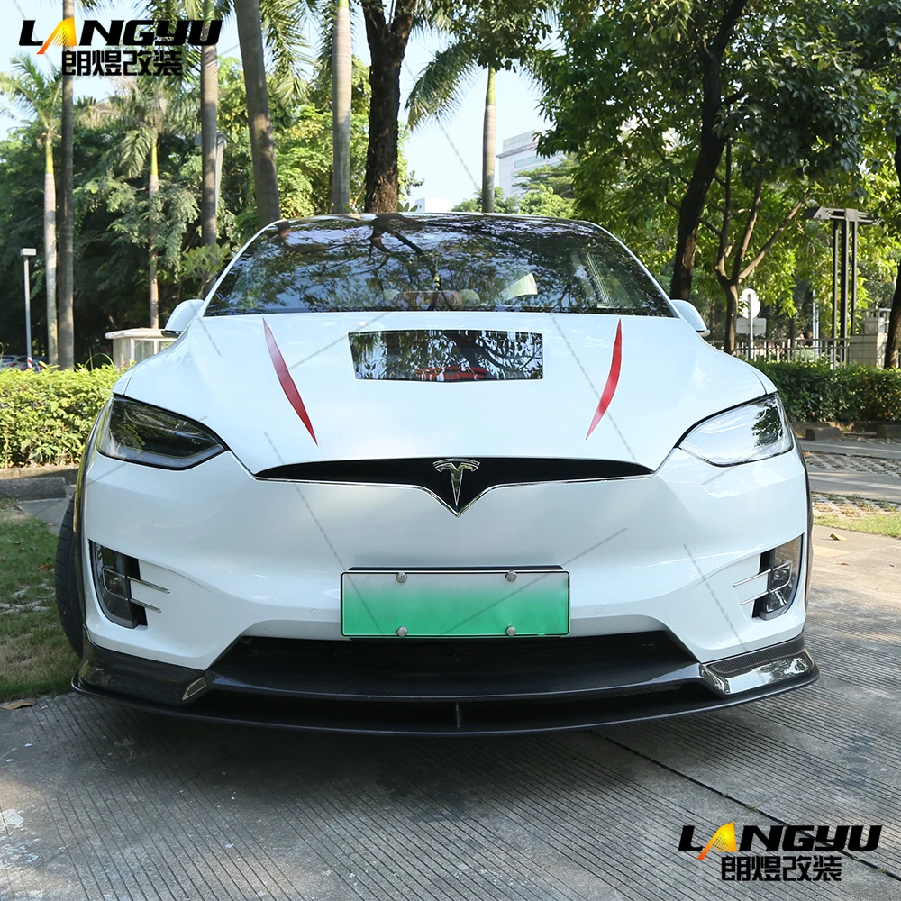 Комплект для тела Tesla Model X 2015 2016 2017 2018 2019 из углеродного волокна|Обвесы| |