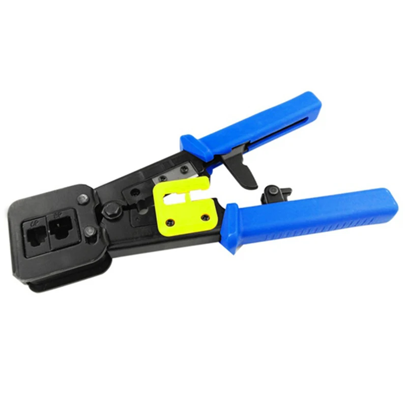 Promotion! Ez Rj45 Crimp Tool for Cat 5 / 6 Pass- Through Connectors Ethernet Cable Ratchet Crimping T | Инструменты