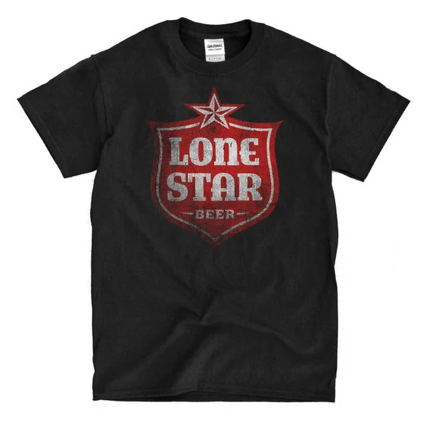 

Футболка с надписью «Lone Star»-быстрая доставка! Высокое качество!
