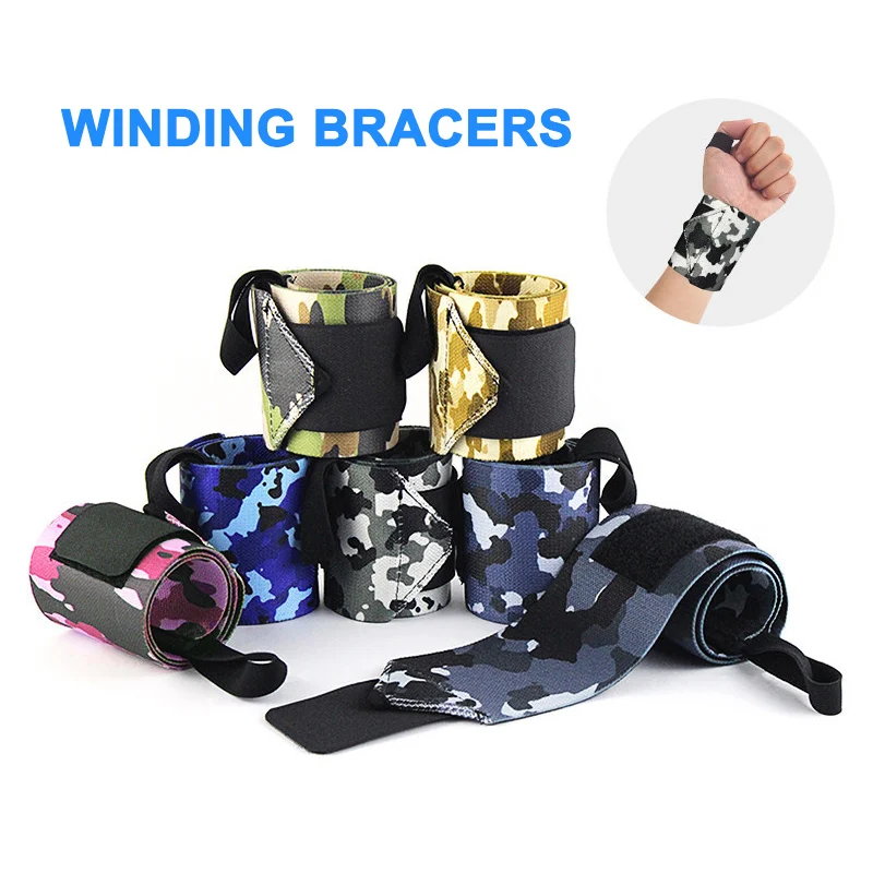 

2pcs Wrist Band Nylon Wrist Support for GYM Basketball Outdoor Sports Random Color UT