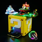 Новый светодиодный светильник, рождественские подарки, совместим с LEGO 71395 Super Mario 64, набор блоков вопросов, светильник ильники, игрушки, только свет, без блоков
