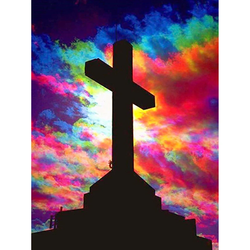 Фуюн 5D Diy наборы для алмазной живописи поперечная рама декорации 3D Алмазная