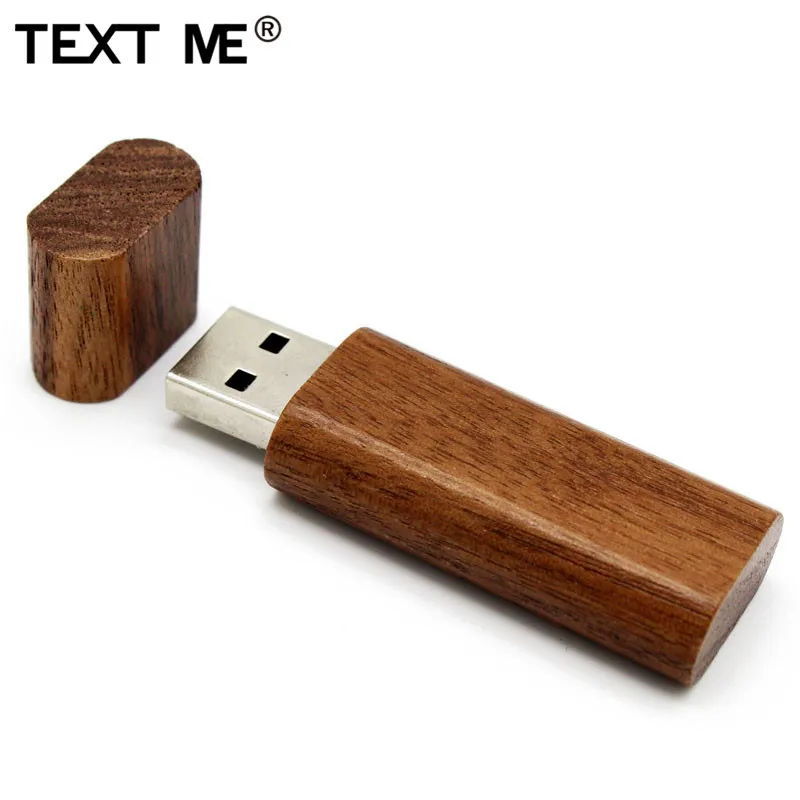 Usb флеш-накопитель с логотипом бамбукового ореха 4 ГБ 8 16 32 64 usb 2 0 5 цветов на заказ