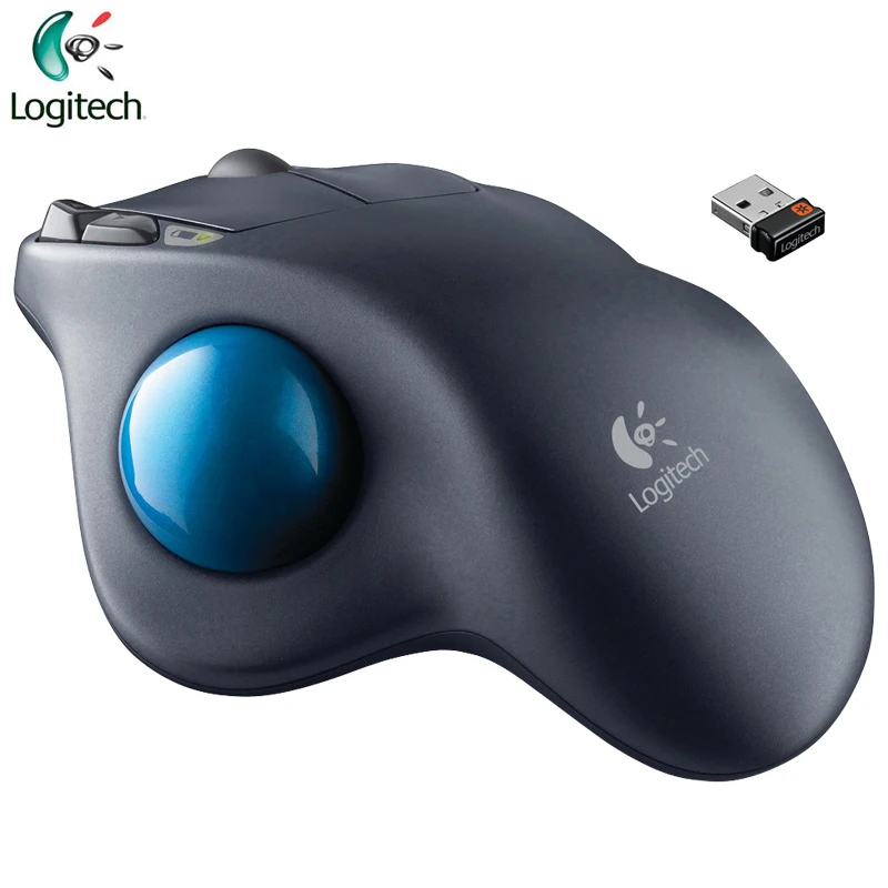 Мышь Logitech M570 с USB-приемником 1000DPI поддержка офисного тестирования беспроводная