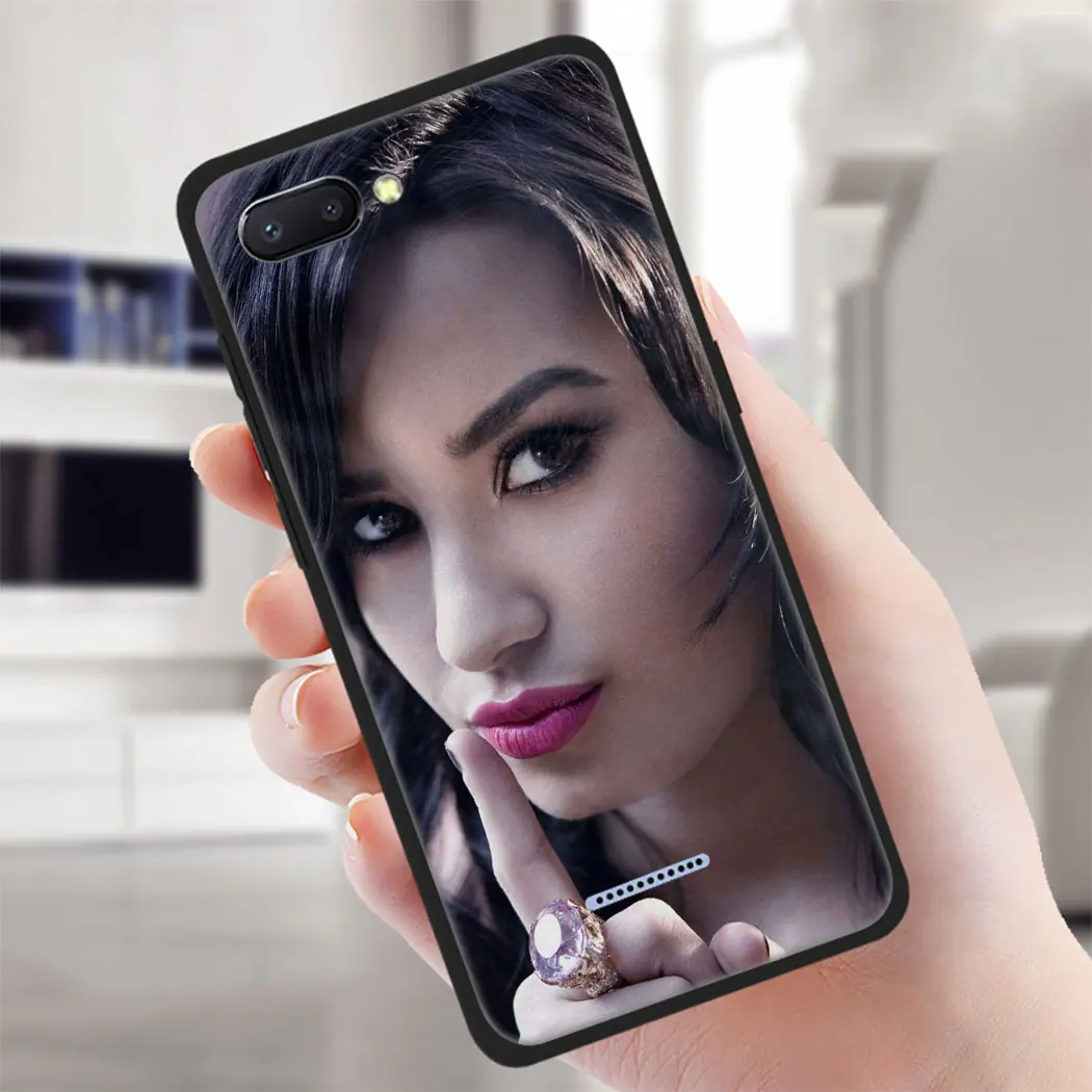 Мягкий силиконовый чехол IYICAO Singer Demi Lovato для Xiaomi Redmi Note 4X5 6 7 8 Pro 5A Prime |