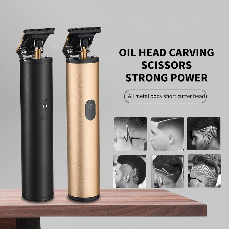

New Style Oil-Head Hair Clipper Professional Engraving Electric Clippers For Hair Salons Men'S Household Hair Clippers