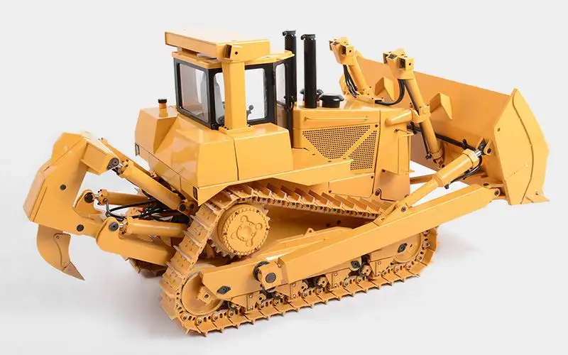 Billig Junge Geschenk Spielzeug 1/14 Metall Fernbedienung Hydraulische Bulldozer Modell Radlader RC Hydraulische Modell Engineering Fahrzeug