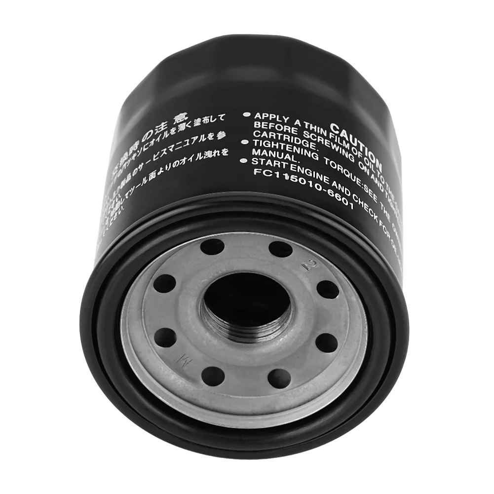 

New Motorcycle Oil Filter For Kawasaki ZX600 ZX636 ZX6-R ZZR600 1990-2014 For High-End Synthetic Motor Oil Black