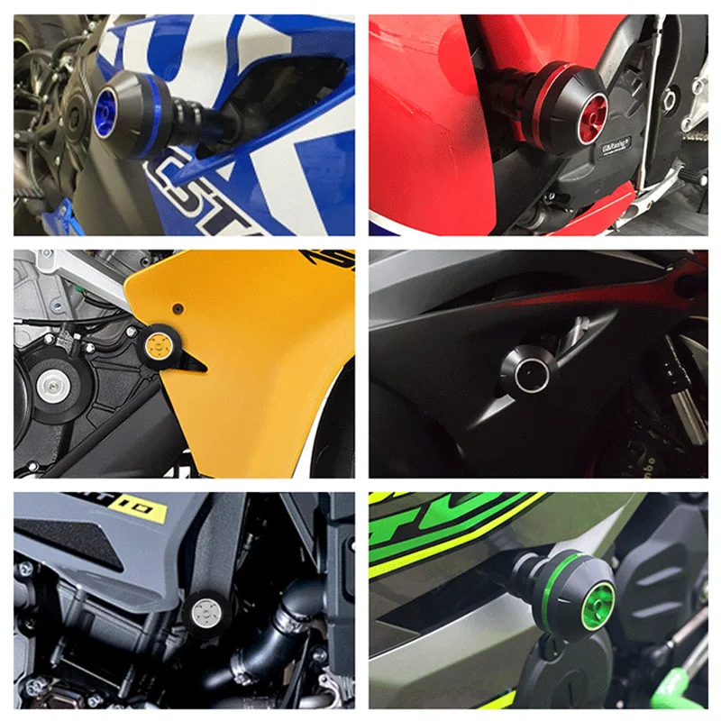 

Motorcycle CNC Aluminum Falling Protection Frame Sliders Crash Protector For GSXR1000 GSXR 1000 GSX-R1000 2017 2018 2019 17 18
