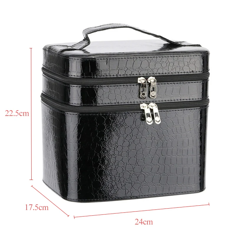 Женская косметичка под кожу аллигатора дизайнерская Высококачественная