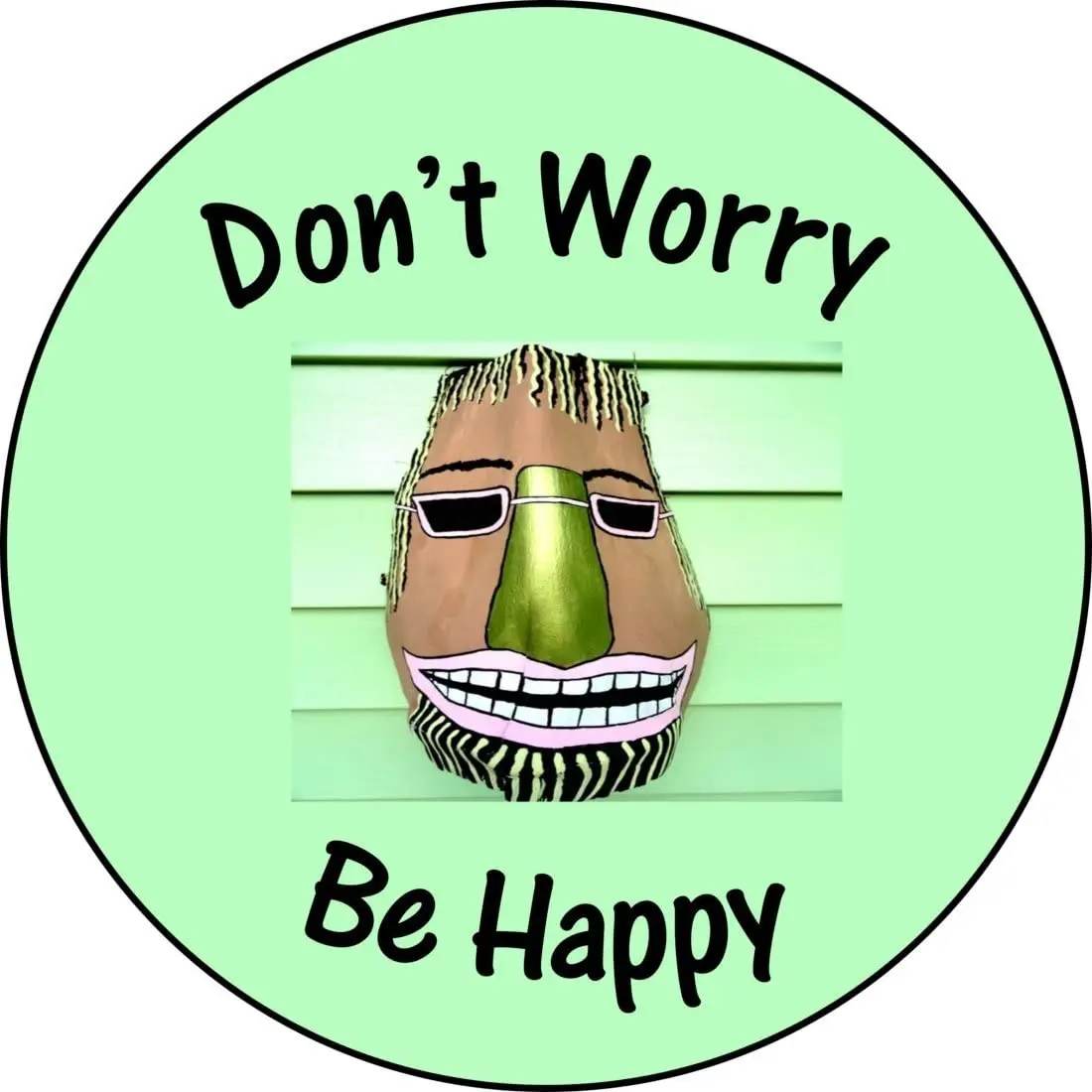

Don't Worry Be Happy Tire Cover 26"-35"