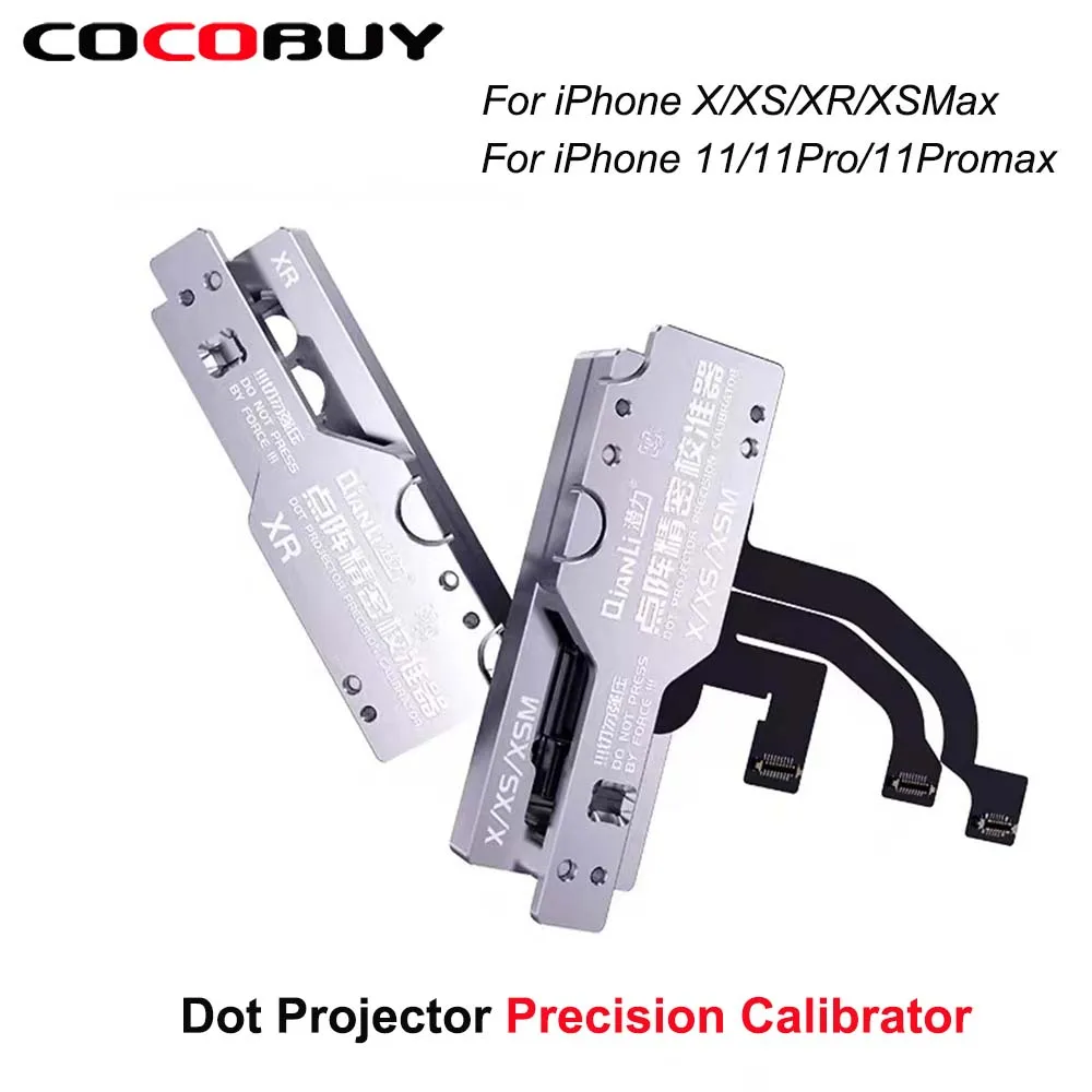 

Qianli Dot Projector Precision Calibrator For X XR XS Max 11 12Max Hardness Aluminium Alloy Face Lattice Precise Positioning Aid