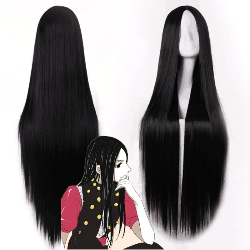 

Anime Hunter x Hunter Illumi Zoldyck Irumi Cosplay hairwear wig cap 100CM long wig for Halloween Christmas Carnival Party