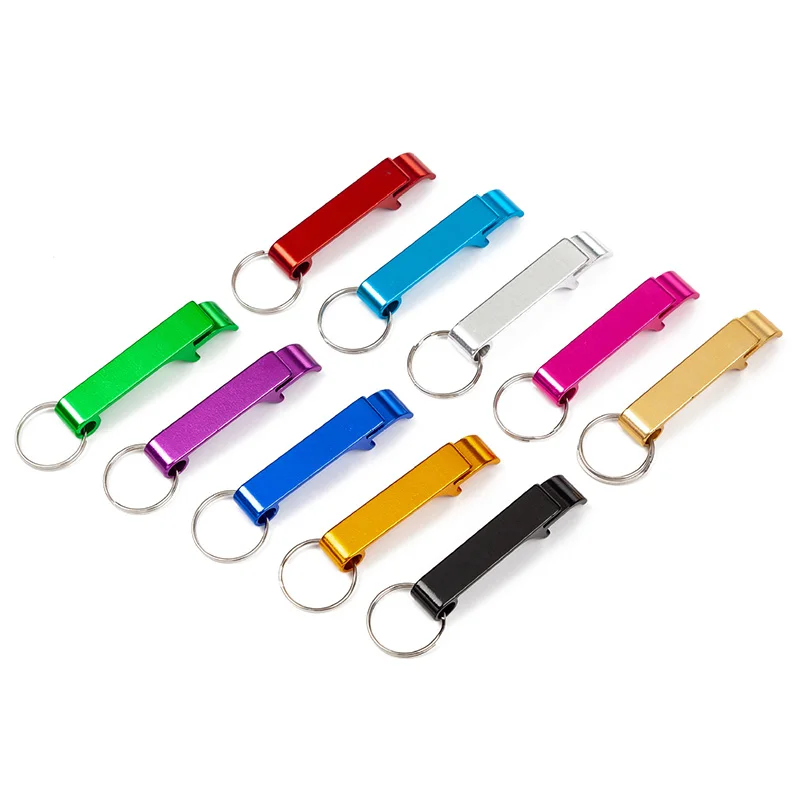 

1 шт., брелок для открывания бутылок, 4 в 1