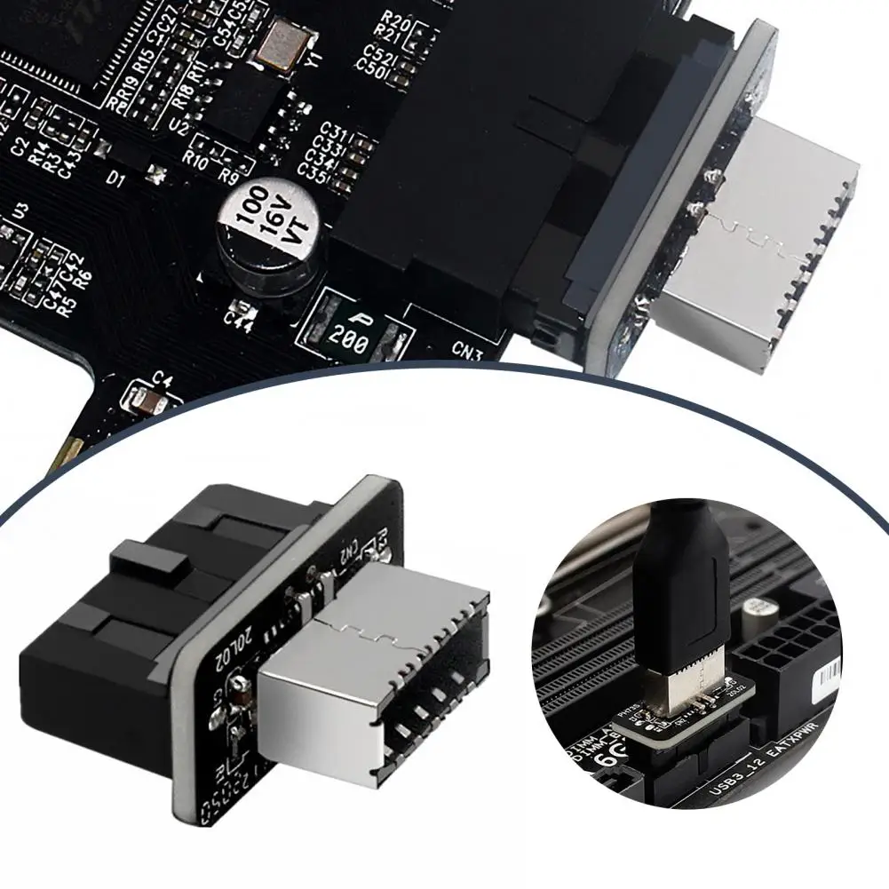 Практичный разъем для материнской платы с USB 19/20 Pin На Type-E | Компьютеры и офис