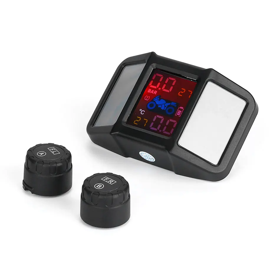 Мотоциклетные TPMS системы контроля давления в шинах USB/Солнечная зарядка