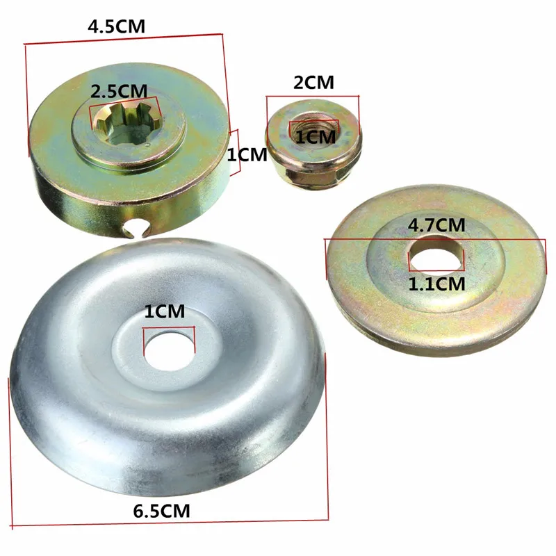 

Universal Lawnmower Replacement Metal Gear Box Left-handed Nut Gardening Machine Fitting Home Garden Tool Parts