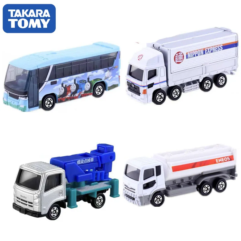 

Takara Tomy Tomica Simulation Car Model Oil Tanker Transporter No.90 Thomas Bus Collect Ornaments Decorations Boys Gifts Toys