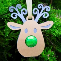 3d new christmas reindeer chocolate holder metal craft dies cutting for diy scrapbooking paper handmade mold 2021 embossing