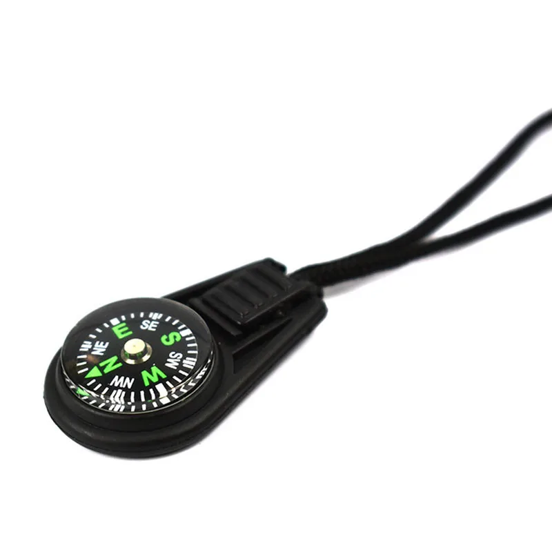 10 шт. Многофункциональный Металлический Карабин Мини Компас шестерни выживания