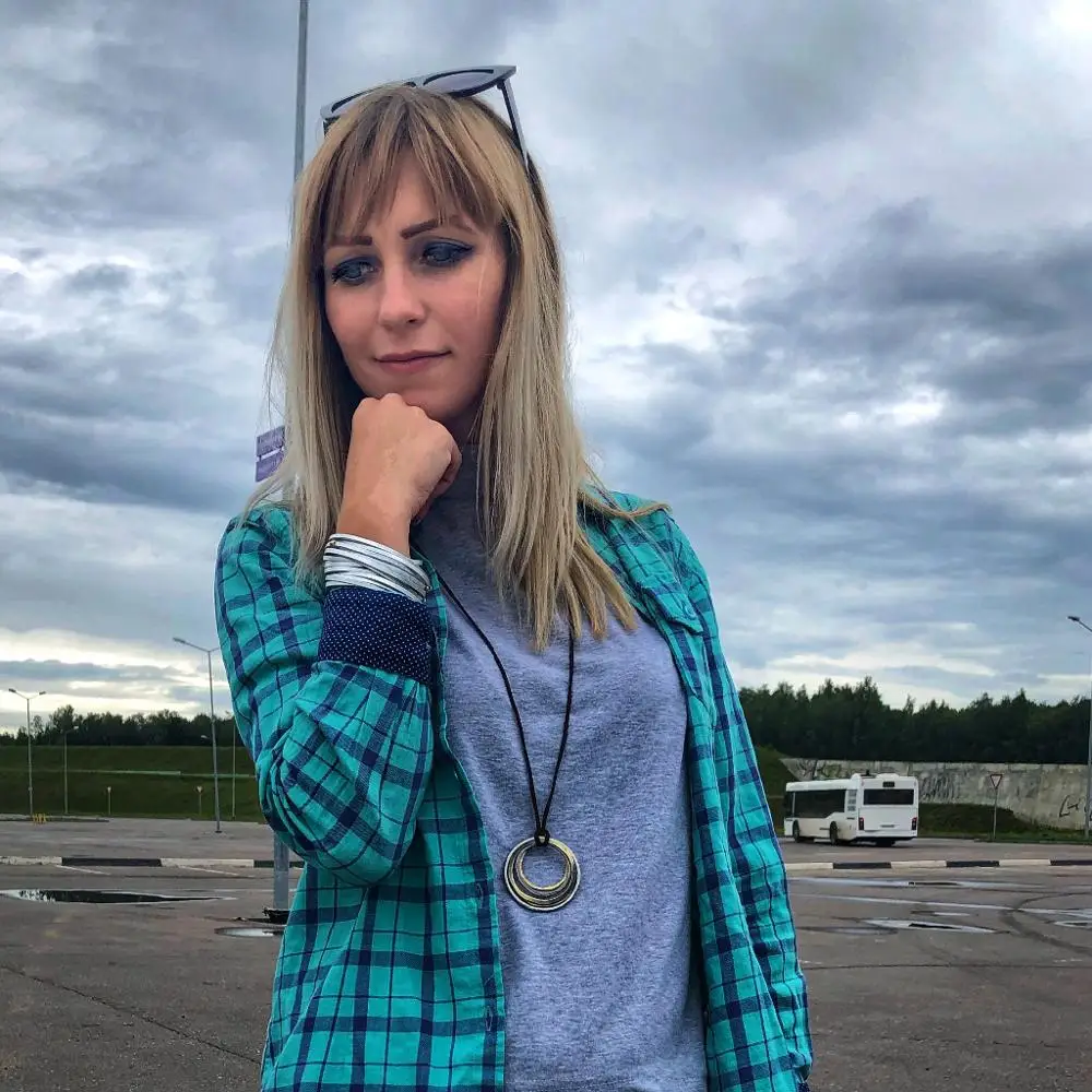 Ожерелье женское длинное с подвеской Винтажное колье ручной работы