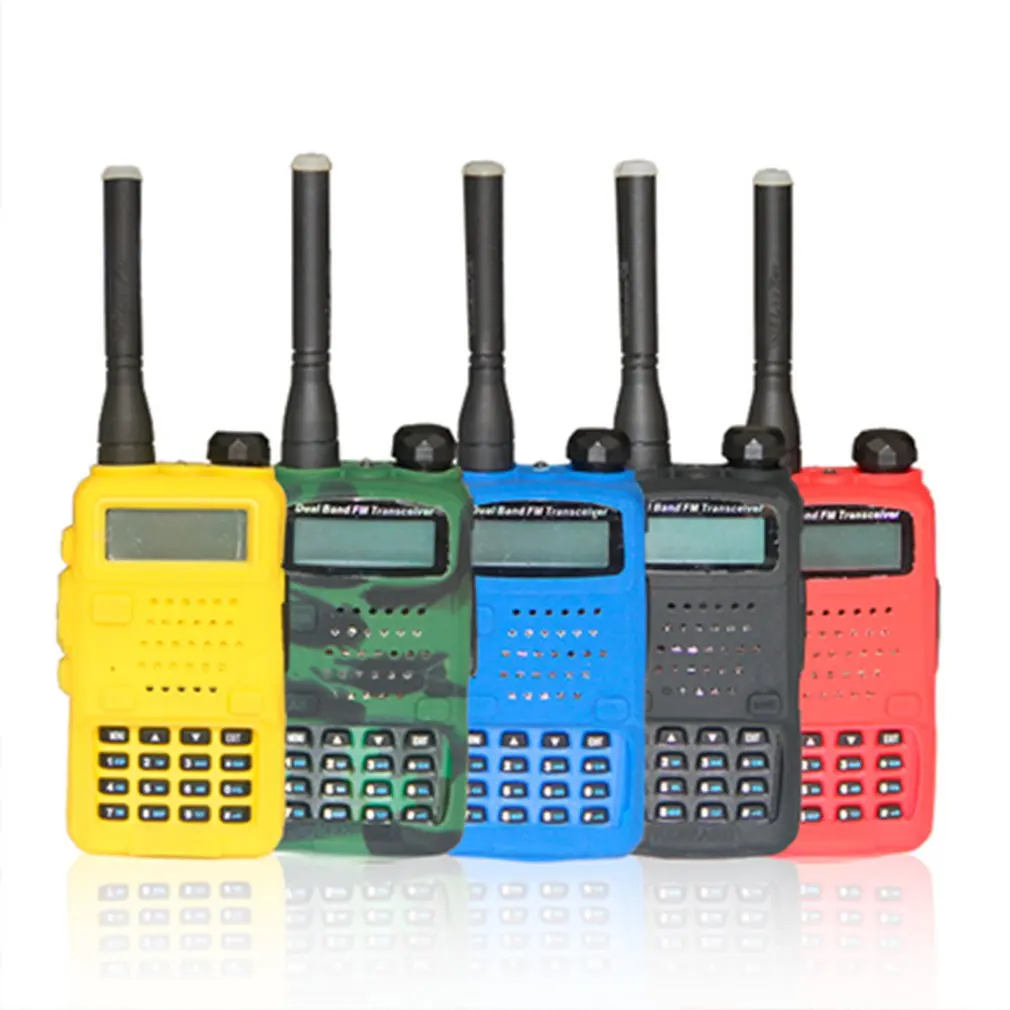 Силиконовый резиновый чехол для Walkie Talkie защитный BAOFENG UV 5R двухстороннее радио F8 +