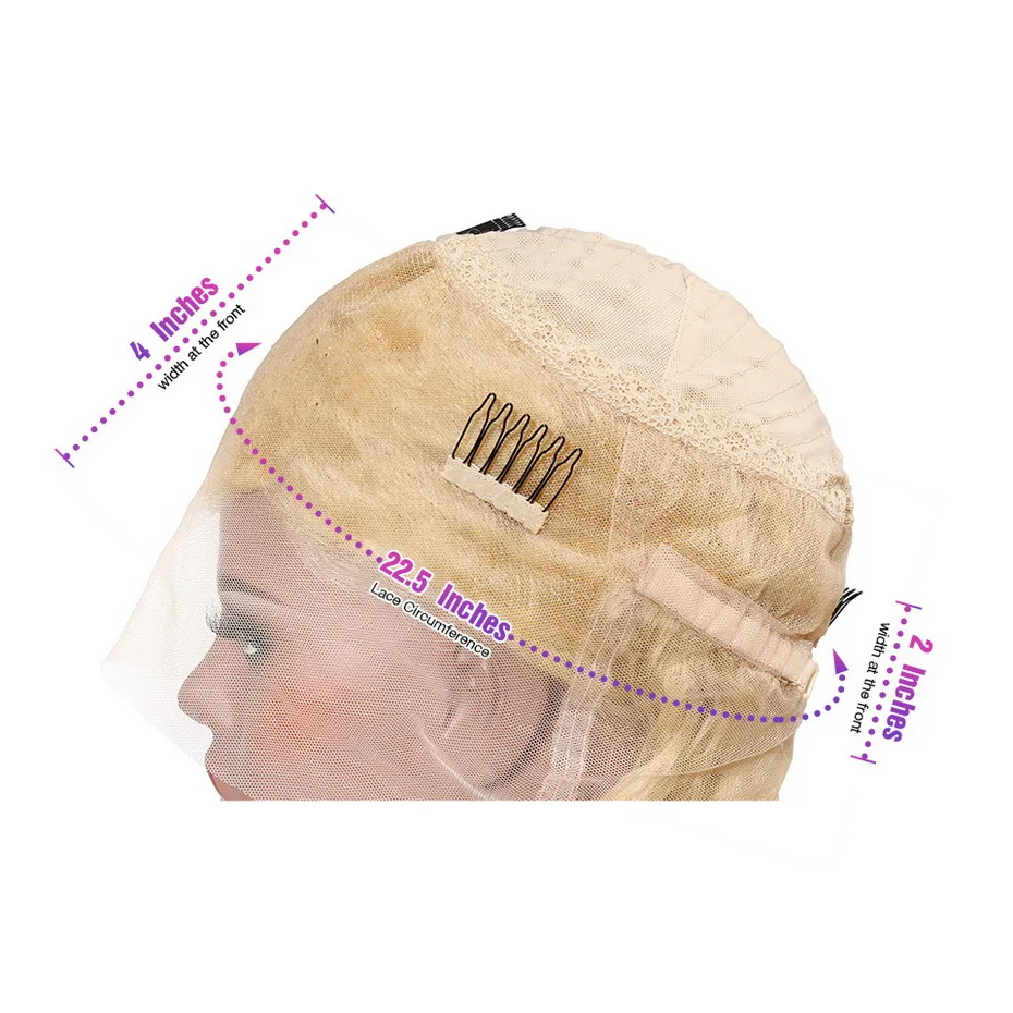 Stema глубокая волна 613 блондинка 13x4 13x6 Синтетические волосы на кружеве парик с детскими волосами 150% бразильские человеческие волосы Волосы remy парик 360 кружевных фронтальных париков