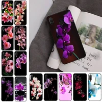 fhnblj orchid flowers phone case for redmi note 8pro 8t 9 redmi note 6pro 7 7a 6 6a 8 5plus note 9 pro case