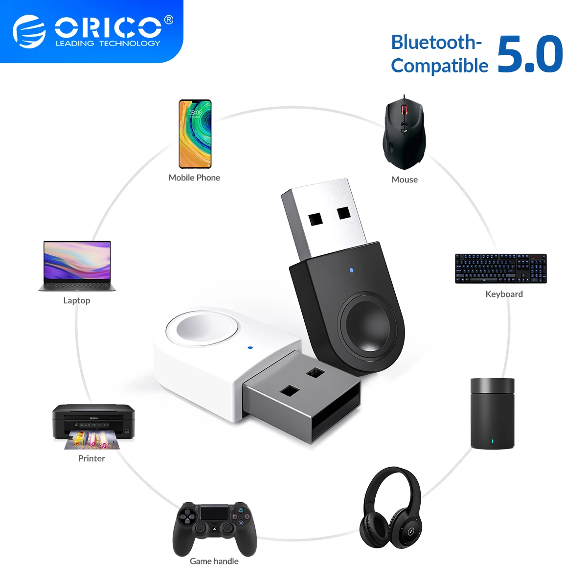 USB Bluetooth адаптер совместимый с Windows 7/8/10|Адаптеры и брелки USB/Bluetooth| |