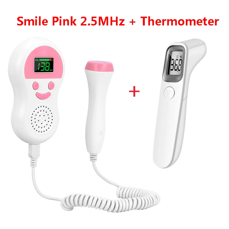 2.5HMz Pink Ther OLIECO 2,5 МГц детский Пульс фетальный монитор Doppler медицинский домашний стетоскоп для беременных детей Карманный CE CFDA пренатальный детектор сердца - Цвет: 2.5HMz Pink Ther