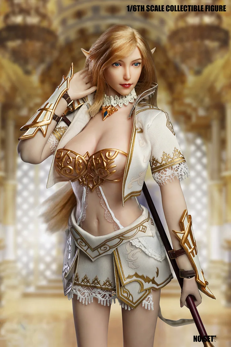 1/6 Scale Action Figure doll Metal Skeleton Seamless Body Female Warrior Elf Queen Model 12" Collectible Plastic Figures No Box | Игрушки