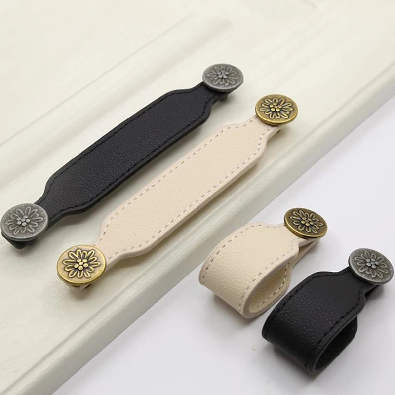 Ручка для шкафа LCH в китайском стиле белая из синтетической кожи ручка мебели