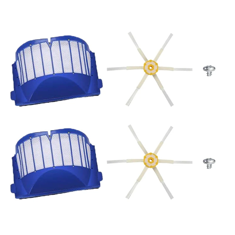 

Replacement Kits for IRobot Roomba 600 Series 610 620 630 650 Vacuum Cleaner Beater Bristle Brush/Hepa Filter/Side Brush