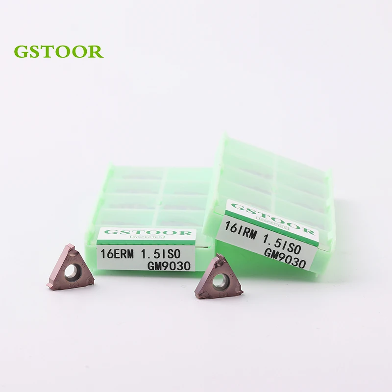 

10PCS 16ER IR M 1.75ISO 2.0ISO 2.5ISO 3.0ISO GM9030 Lathe Tools Cutter Inserts Thread Turning Tool Cutting CNC Carbide
