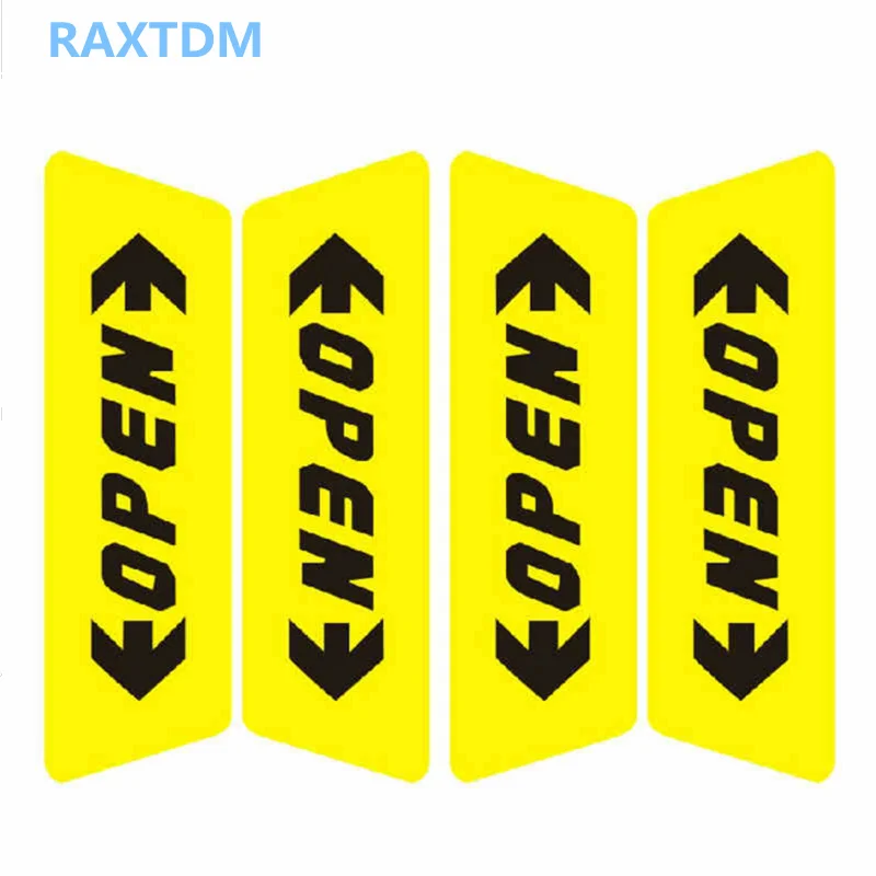 4 шт./компл. автомобильные Стайлинг двери Предупреждение ющие наклейки для Volkswagen