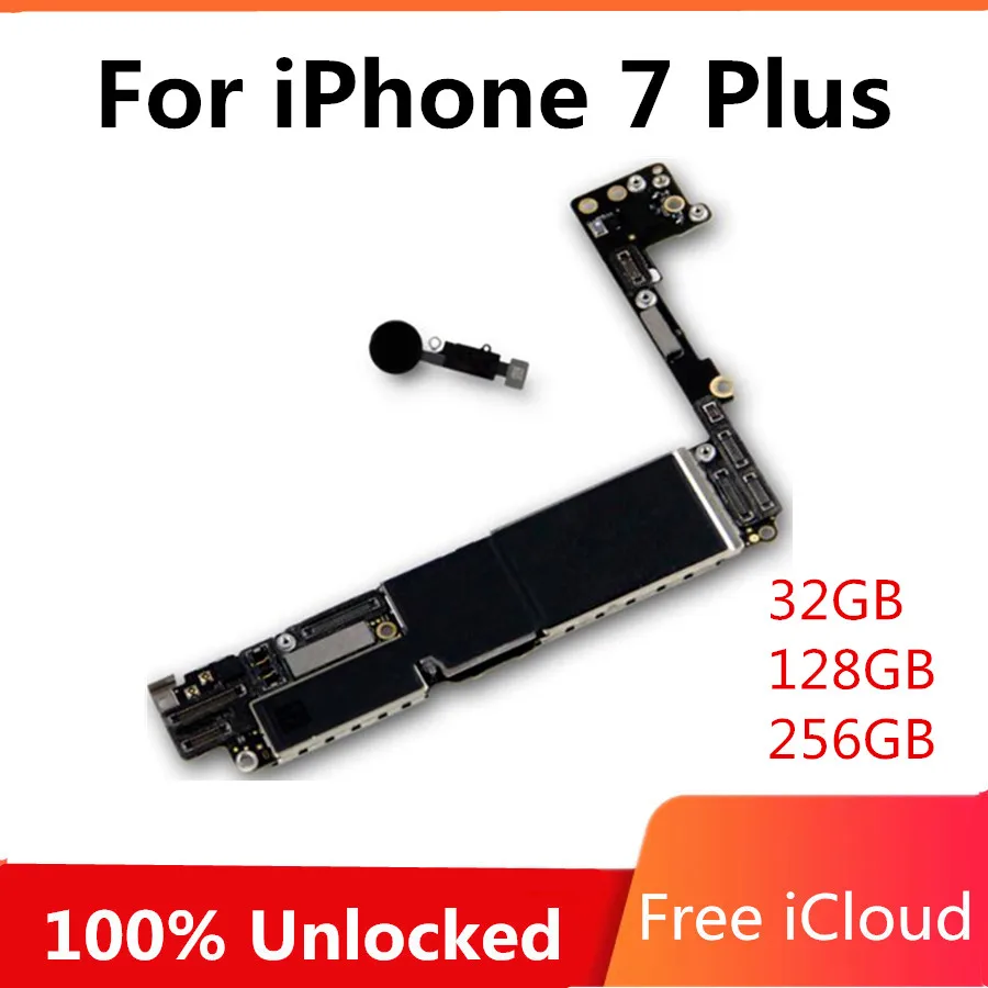 100% разблокированная материнская плата для iPhone 7 Plus 5 дюймов с сенсорным