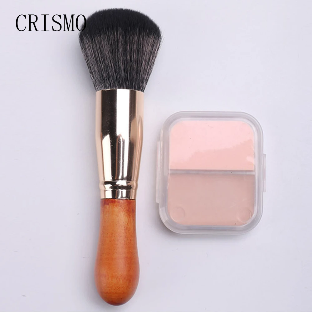 CRISMO мягкие синтетические волосы большая пудра деревянная ручка кисти для