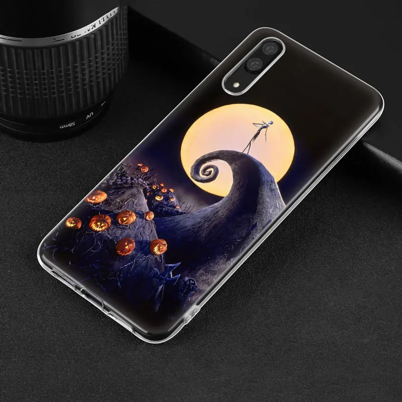 Кошмар перед Рождеством Джек Скелет чехол для huawei P30 P20 Pro P10 P9 P8 Lite P Smart Z Plus NOVA 3 3i 5i 5Pro
