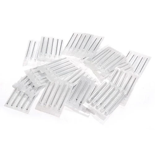 100 шт одноразовые стерильные тела пирсинг иглы татуировки пункционная игла для