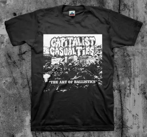 Футболка с надписью Art Of ballistics (spazz infest slap a ham)|Мужские футболки| |