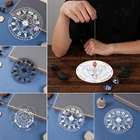 Carven алтарь, акриловая маятниковая доска для гадания, звезда, солнце, луна, лазерная резка, ломтики, подставки, настенный знак, Декор, шестиугольный заостренный