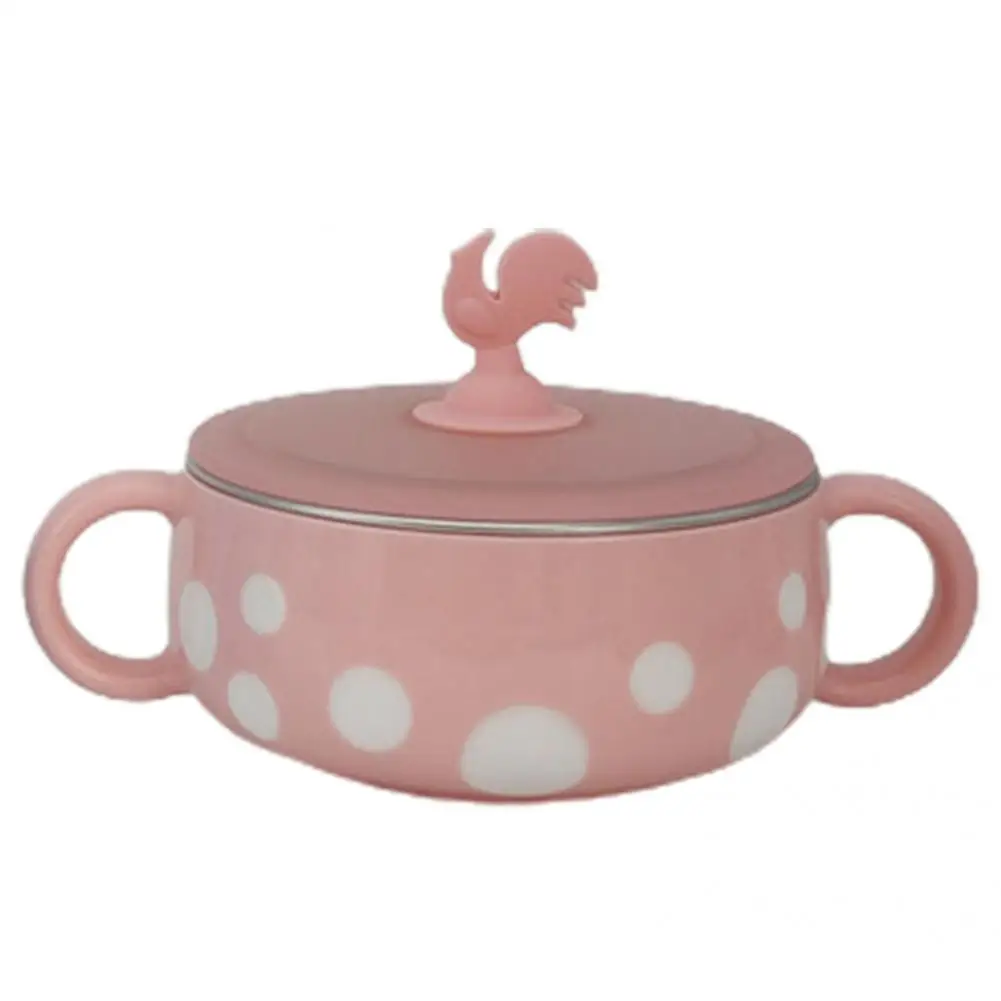 

304 Stainless Steel Useful 3D Unique Shape Baby Feeding Bowl Healthy Baby Bowl Anti-rust for Kindergarten